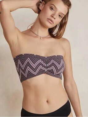 Free People Intimately Desert Days Chevron Bandeau Bra XS/S
